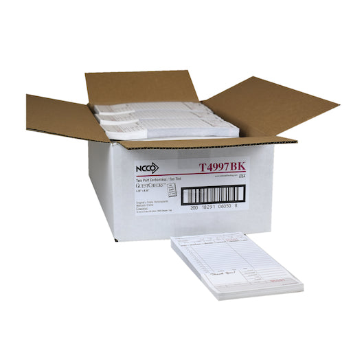 NCCO GUEST CHECK 2 PART CARBONLESS, 1 x 2000 each Case - DOT product image 6