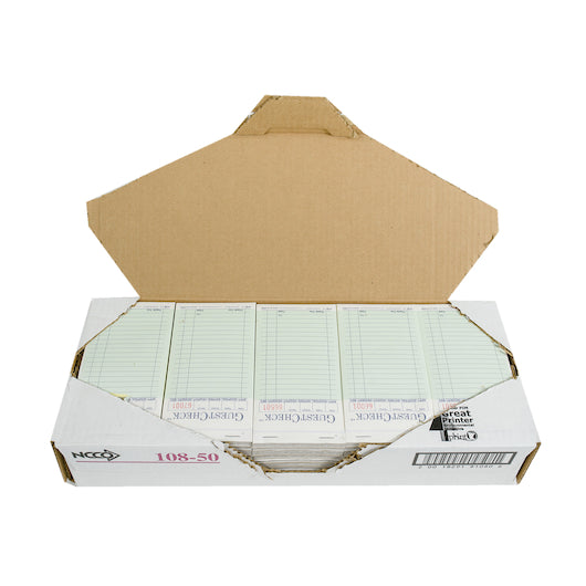 (Price/Pack)National Checking 108-50 Guest Check No Carbon 2 Par - DOT product image 4