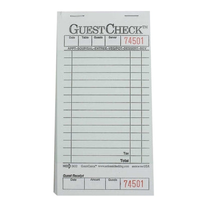(Price/Pack)National Checking A3632 Guest Check 1 Part 15 Line G - DOT product image 1