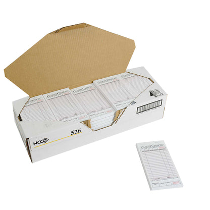 NCCO National Checking 3.5 Inch X 6.75 Inch 1 Part Pink 18 Line Guest Check, 1 x 2500 each Case - DOT product image 8