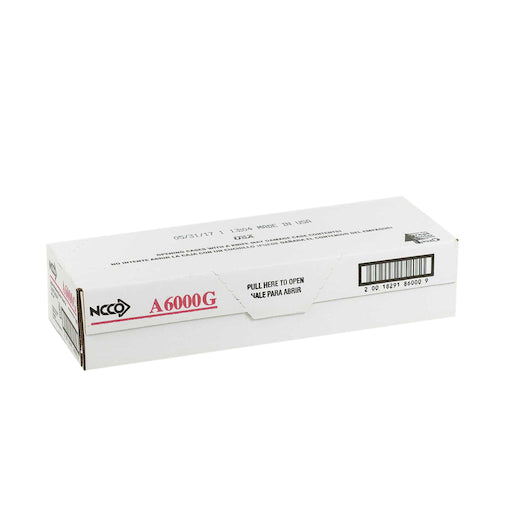 NCCO National Checking 3.5 Inch X 6.75 Inch 2 Part Carbon Green 17 Line Guest Check, 1 x 2500 each Case - DOT product image 2