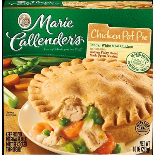 Conagra Marie Calendar Chicken Pot Pie, 12 x 10 oz Case - Bakery & Desserts
