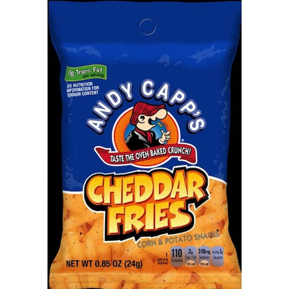 Andy Capp Cheddar Fries Unpriced; 0.85 Ounce; 72 Per Case - DOT product image 2