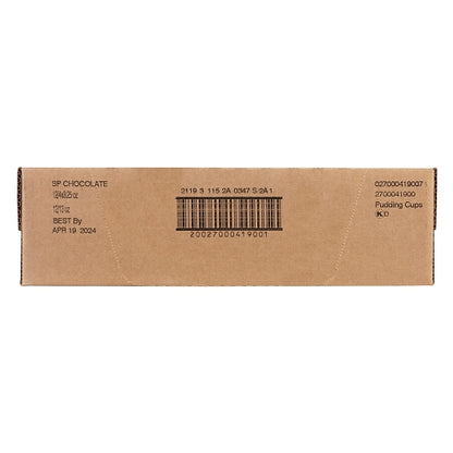 Snack Pack Pudding Chocolate, 12 x 3.25 oz Case - DOT product image 8