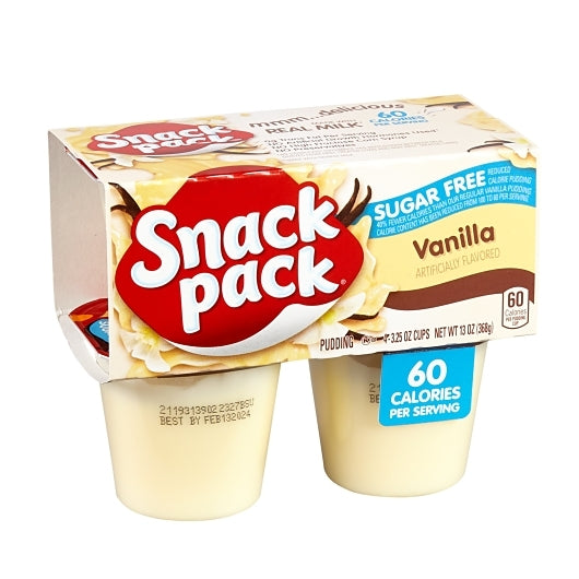 Snack Pack Sugar Free Vanilla, 12 x 13 oz Case - DOT product image 4