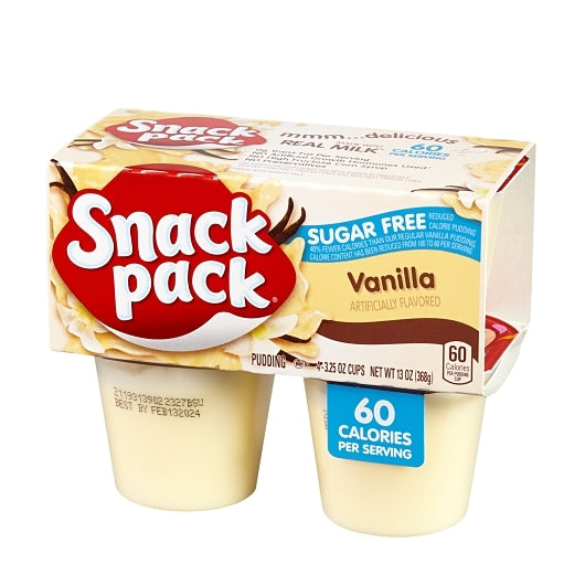 Snack Pack Sugar Free Vanilla, 12 x 13 oz Case - DOT product image 6
