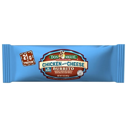 Don Miguel Chix and Cheese Burrito, 7 Ounce12 per case. - DOT product image 2