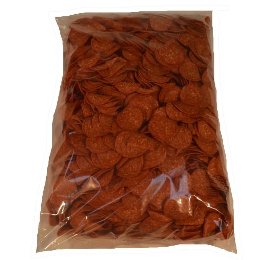 Armour Eckrich Char Proof Pepperoni Slices, 2 x 12.564 lb Case - Frozen Meat & Seafood