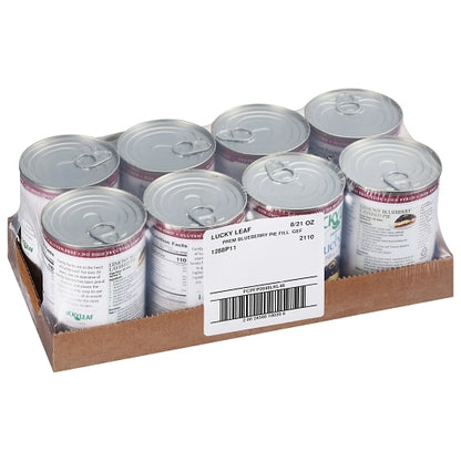 Lucky Leaf Premium Blueberry Pie Filling, 8 x 21 oz Case - DOT product image 3