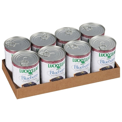 Lucky Leaf Premium Blueberry Pie Filling, 8 x 21 oz Case - DOT product image 2