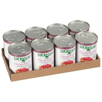 Lucky Leaf Premium Strawberry Filling & Topping, 8 x 21 oz Case - DOT product image 6