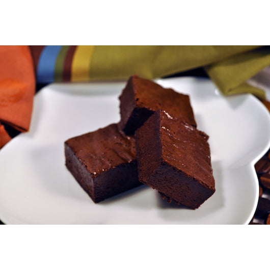 Love And Quiches 1/2 Sheet Plain Brownie, 2 x 5.25 lb Case - Bakery & Desserts