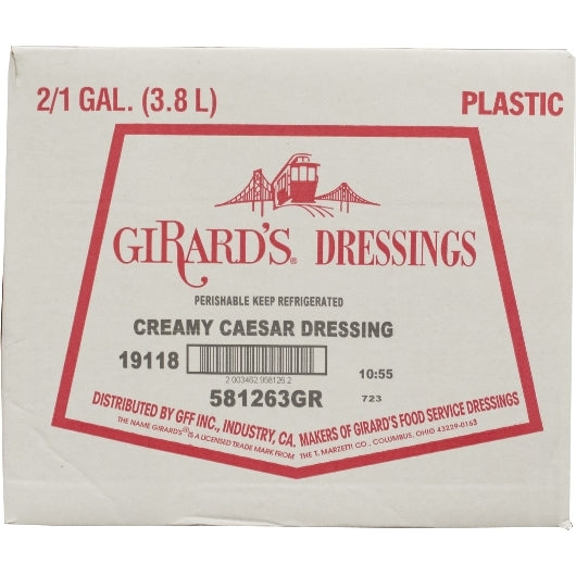 Girards Dressing Creamy Caesar With Parmesan Dressing Bulk, 2 x 1 GA Case - Condiments & Sauces