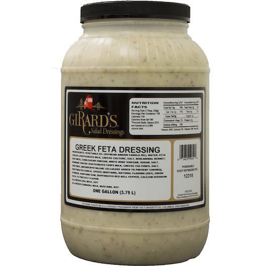 Girards Dressing Feta Greek Feta Dressing Bulk, 2 x 1 GA Case - Condiments & Sauces