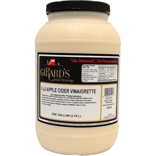 Girards Fuji Apple Cider Vinaigrette Dressing Bulk, 2 x 1 GA Case - Condiments & Sauces