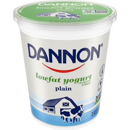 Dannon All Natural Low Fat Plain Yogurt, 6 x 32 oz Case - DOT product image 6