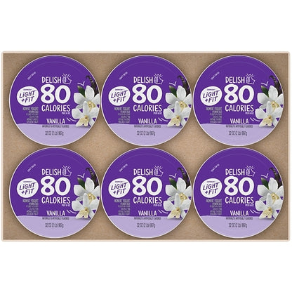 Light and Fit Nonfat Vanilla Yogurt, 6 x 32 oz Case - DOT product image 8