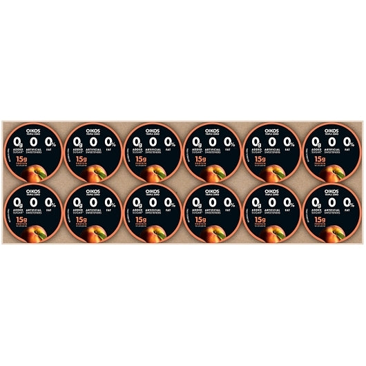 Oikos Triple Zero Peach Yogurt, 12 x 5.3 oz Case - DOT product image 8