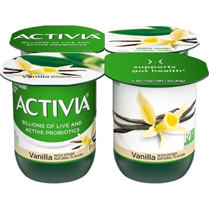 Activia Vanilla Probiotic Yogurt, 4 Ounce - 24 per case. - DOT product image 5