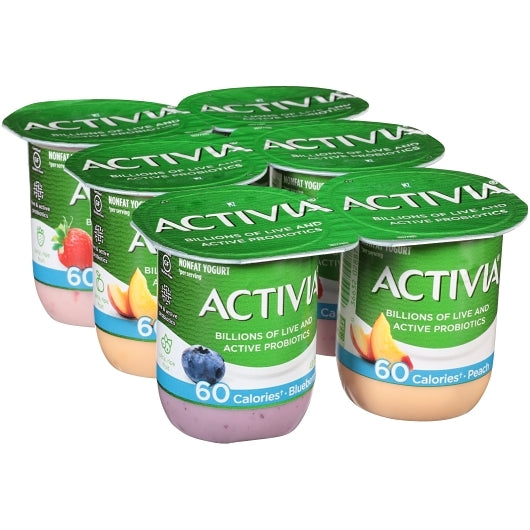 Activia Light Strawberry Peach Blueberry Probiotic Yogurt (4 Oz, 24 Per Case) - DOT product image 4