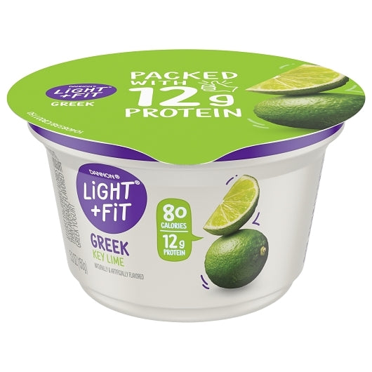 Light & Fit Nonfat Key Lime Yogurt, 12 x 5.3 oz Case - DOT product image 5