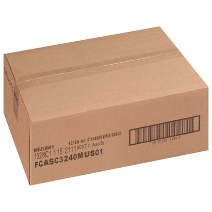 Musselman's Cinnamon Applesauce, 12 x 24 oz Case - DOT product image 4