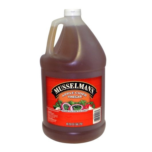 Musselman's Apple Cider Vinegar Bulk, 4 x 128 fl oz Case - Pantry Ingredients