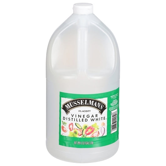 Musselmans Distilled White Distilled Plastic Vinegar Bulk, 4 x 128 fl oz Case - DOT product image 2