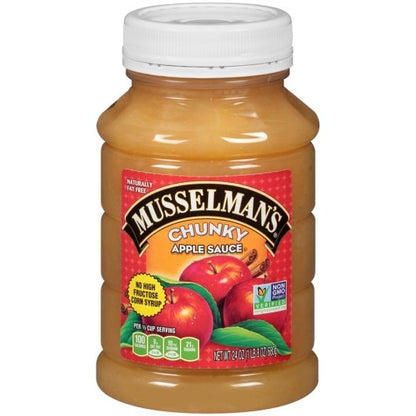 Musselman's Sweetened Chunky Applesauce, 12 x 24 oz Case - DOT product image 2