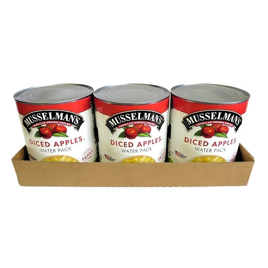 Musselman's Diced Apples In Water, 3 x 104 oz Case - DOT product image 4