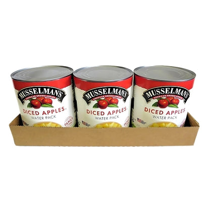 Musselman's Diced Apples In Water, 3 x 104 oz Case - DOT product image 4