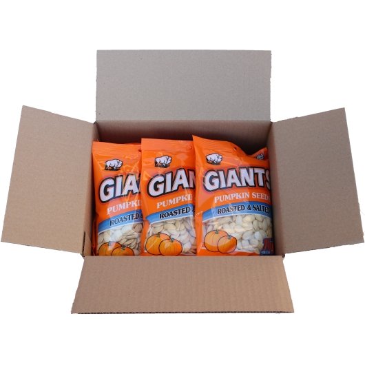 Giant Snack Pumpkin Seeds Roasted & Salted, 12 x 5.15 oz Case - DOT product image 2