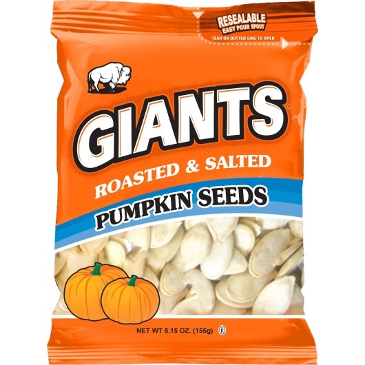 Giant Snack Pumpkin Seeds Roasted & Salted, 12 x 5.15 oz Case - DOT product image 4