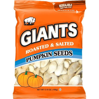 Giant Snack Pumpkin Seeds Roasted & Salted, 12 x 5.15 oz Case - DOT product image 4