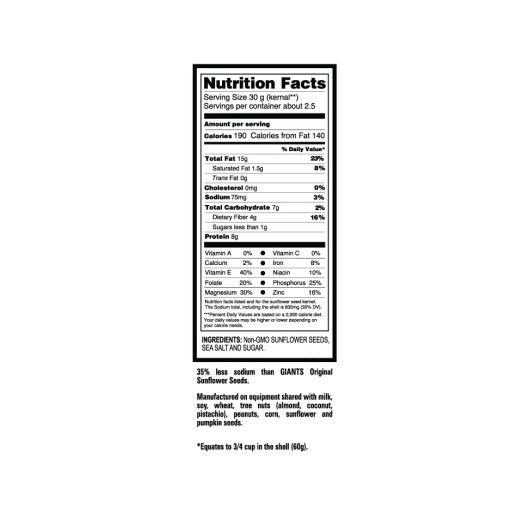 Giant Snack Inc Giants Kettle Roast Sweet & Salty Seeds, 12 x 5 oz Case - DOT product image 2