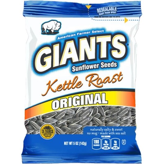 Giant Snack Inc Giants Kettle Roast Sweet & Salty Seeds, 12 x 5 oz Case - DOT product image 5