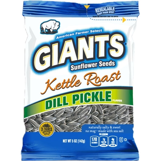 Giant Snack Kettle Dill Pickle Seeds, 12 x 5 oz Case - DOT product image 5