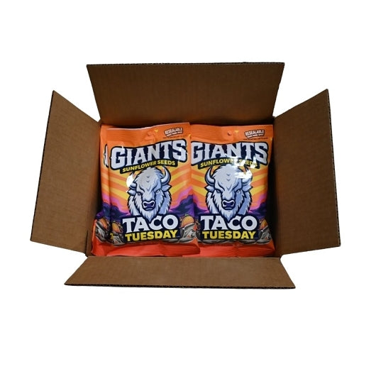 Giant Snack Inc Giants Taco Tuesday Sunflower Seed, 12 x 5 oz Case - Nuts & Seeds