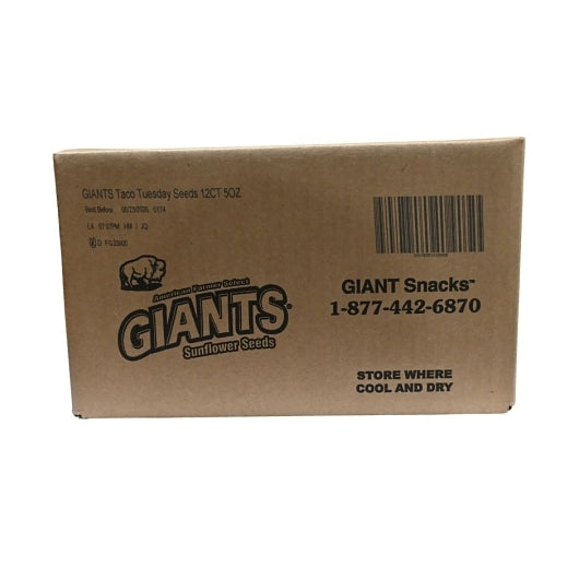 Giant Snack Inc Giants Taco Tuesday Sunflower Seed, 12 x 5 oz Case - Nuts & Seeds - image 2