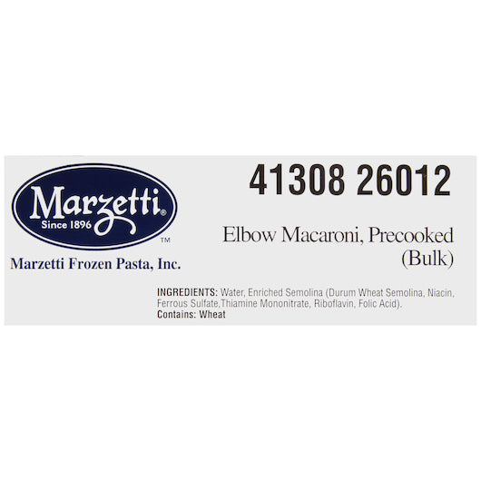 Marzetti ELBOW MACARONI, 1 x 20 lb Case - DOT product image 8