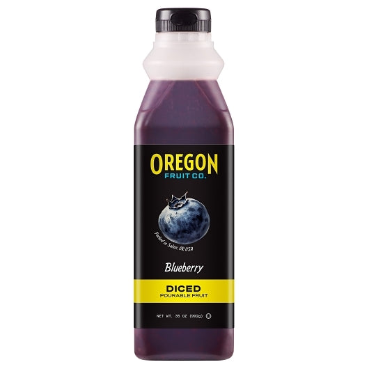 Fruit In Hand Original Blueberry Puree, 6 x 35 oz Case - Frozen Fruit