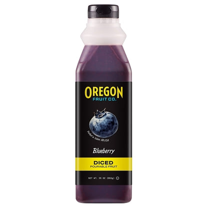 Fruit In Hand Original Blueberry Puree, 6 x 35 oz Case - Frozen Fruit