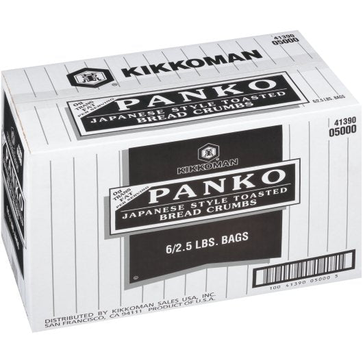 Kikkoman Toasted Panko Japanese Style Bread Crumbs, 6 x 2.5 lb Case - DOT product image 6