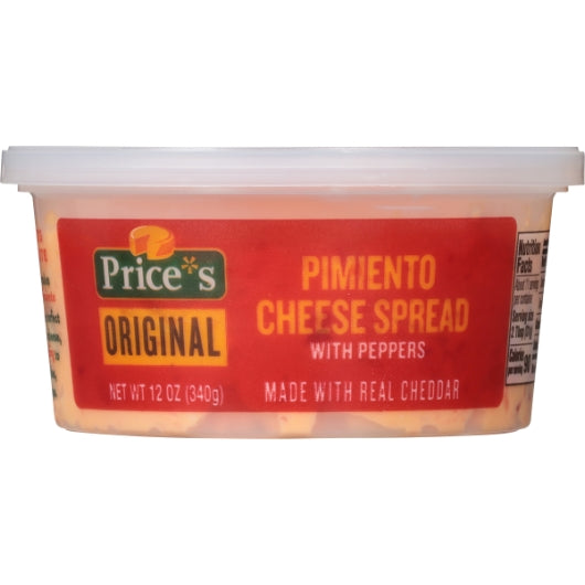 Price's Pimento Cheese Spread, 12 x 12 oz Case - DOT product image 2