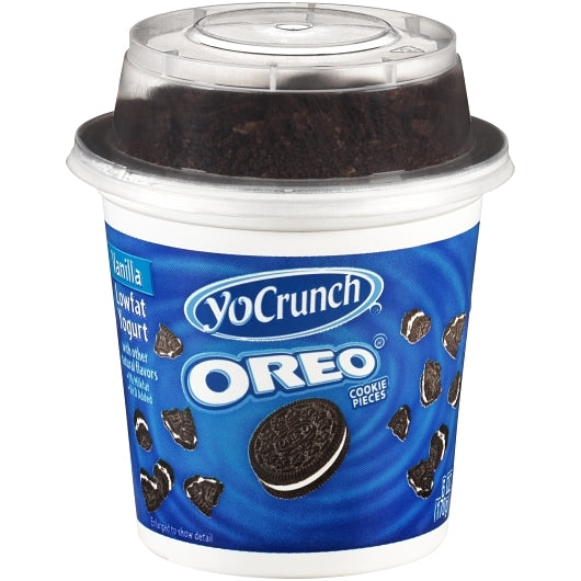 Yocrunch with Oreo Vanilla Yogurt, 6 Ounce - 8 per case. - DOT product image 2