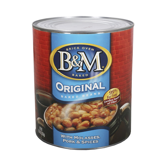 B&M Original Baked Beans, 6 x 116 oz Case - Prepared Foods