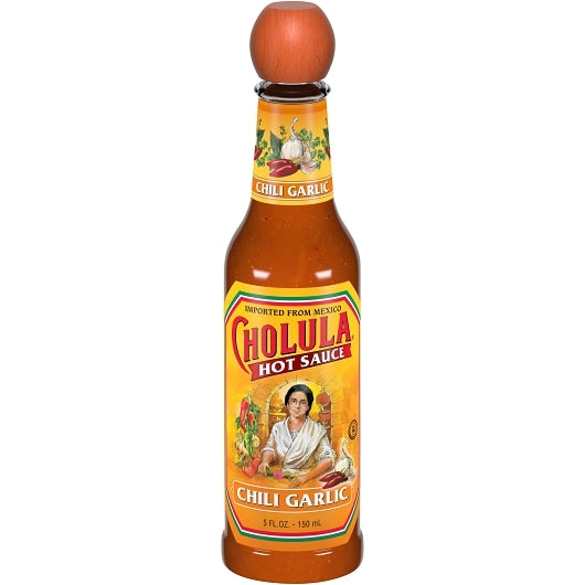 Cholula Chili Garlic Hot Sauce Bottle, 12 x 5 fl oz Case - DOT product image 3