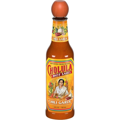 Cholula Chili Garlic Hot Sauce Bottle, 12 x 5 fl oz Case - DOT product image 3