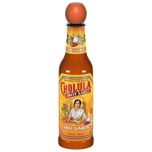 Cholula Chili Garlic Hot Sauce Bottle, 12 x 5 fl oz Case - DOT product image 7