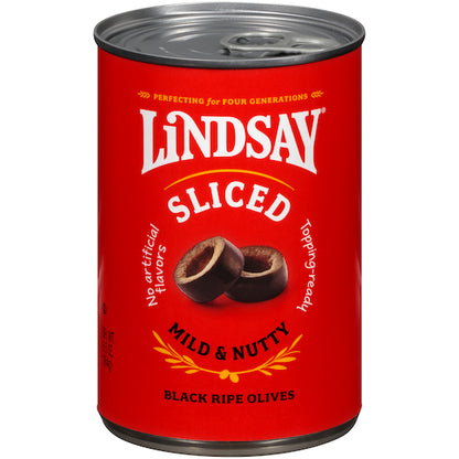 Lindsay Sliced Tray Domestic Olives Canned, 12 x 6.5 oz Case - DOT product image 2